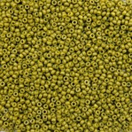 Miyuki seed beads 15/0 - Duracoat opaque spanish olive green 15-4491